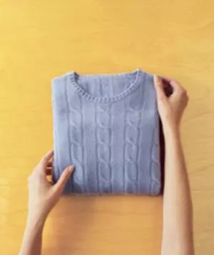 Step 4: How to fold your sweater
