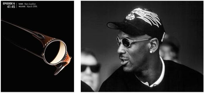 Michael Jordan ใส่แว่น Oakley Mars Leather