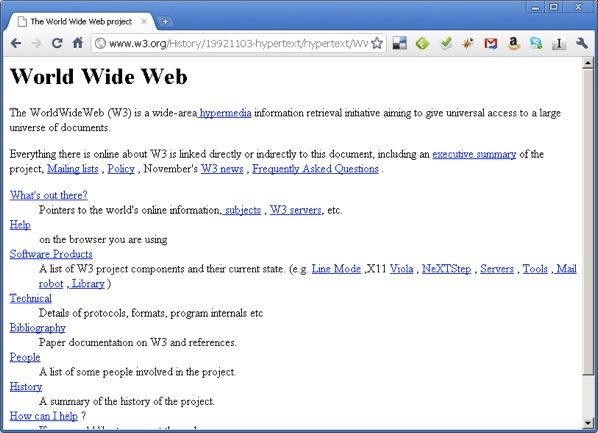World’s First Website