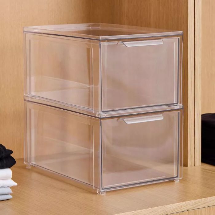 West Elm mDesign Clear Stacking Organizer