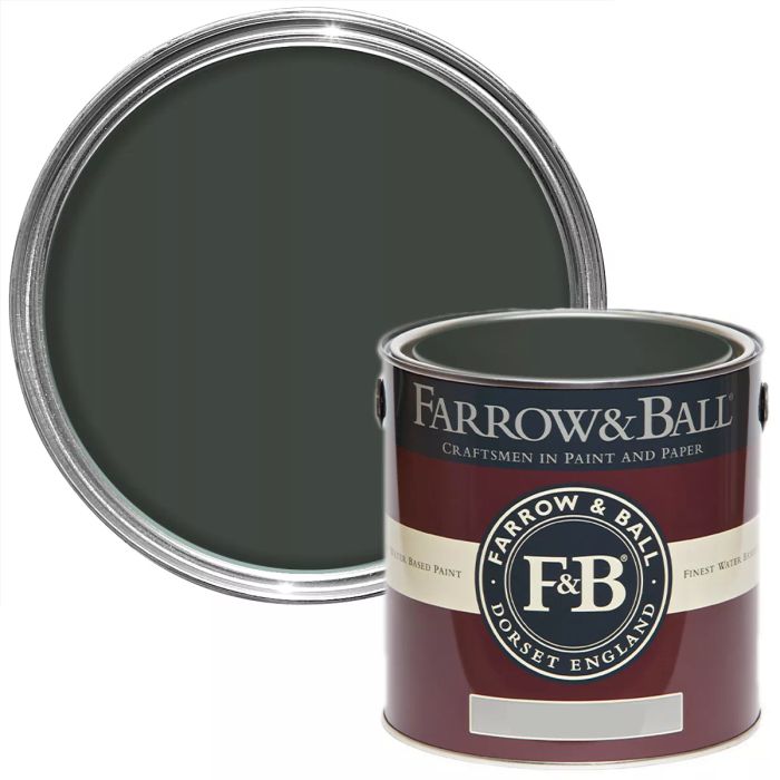 Best Living Room Paint Colors, Studio Green deep forest green paint