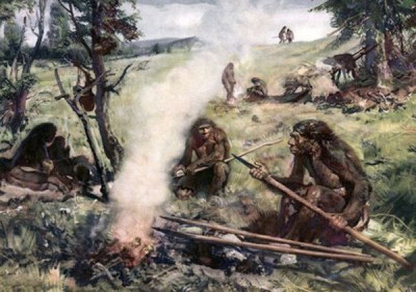 A group of Neanderthals