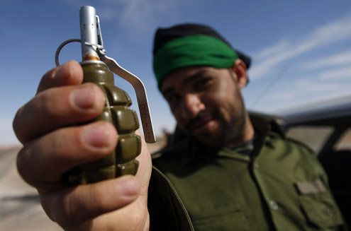 Man With Grenade