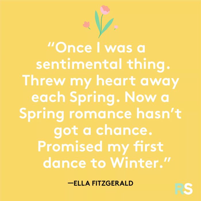Spring Quote from Ella Fitzgerald