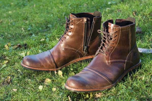 Timberland 6-Inch Zip Earthkeepers Boot on Grass