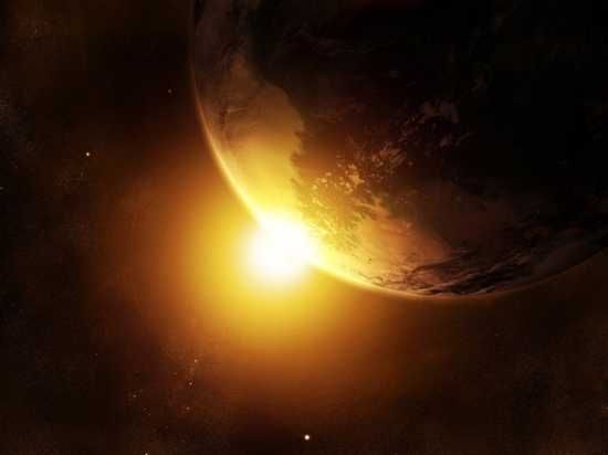 Sun and Earth Wallpaper Jaog