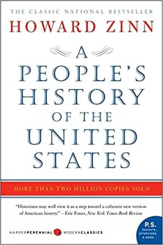 Books that delve into racism, including Howard Zinn’s influential work