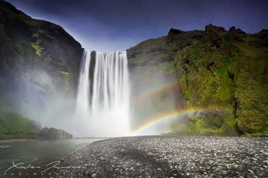 Skogafoss Falls By Xavierjamonet