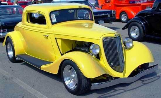 1934 Ford Coupe Yellow Car Photos, Model Car Images, Wallpaper, Pictures, and Car Pics