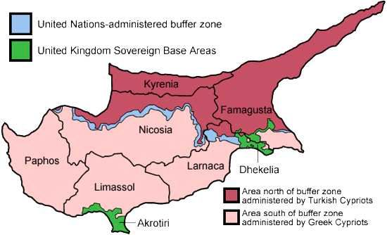 Cyprus Districts Named