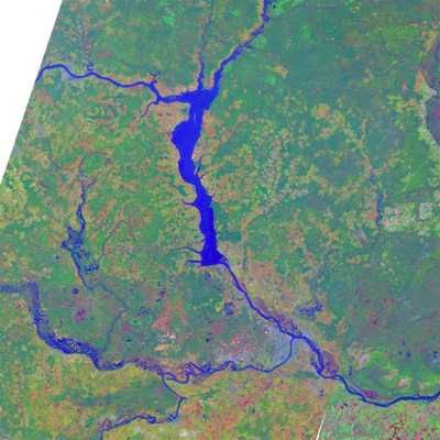 Puchezh Katunki Crater Russia Lansat 7 Image M