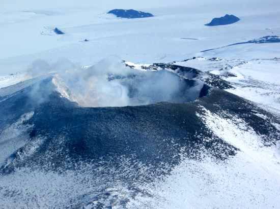 Mount Erebus in 2009