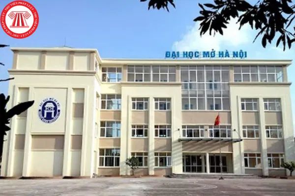 Mức học phí tại Đại học Mở Hà Nội.