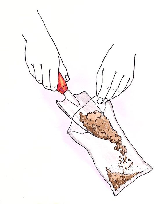Take the soil sample to the testing lab, either by hand or by mail, for analysis.