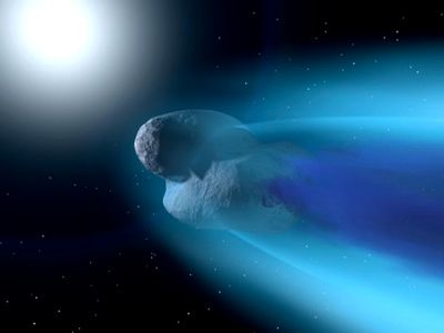 Space Fiction Close Comet 1 - 1024X768