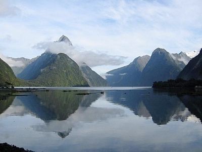 Milford Sound is a spectacular fjord located in the southwestern part of New Zealand's South Island. Renowned for its breathtaking scenery, it is considered one of the most beautiful places in the world, characterized by towering cliffs, deep waters, and lush rainforests.