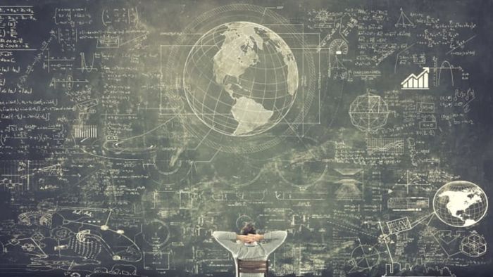 Globe on chalkboard | iStock