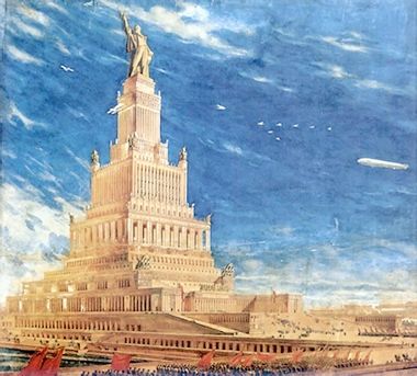 Iofan Palace Of Soviets Square 1933