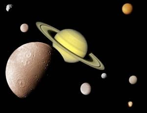 Saturn and Its Moons