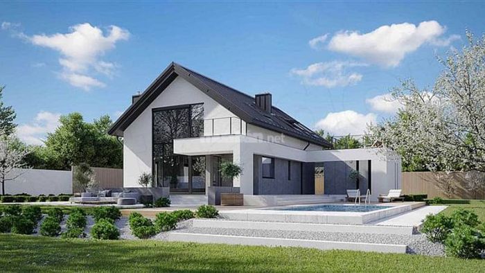 Mẫu nhà cấp 4 100m2 kiểu biệt thự mang đến vẻ đẹp sang trọng và hiện đại.