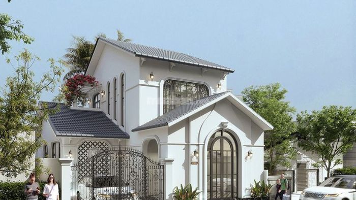 Mẫu biệt thự 1 tầng tân cổ điển thanh thoát, sang trọng