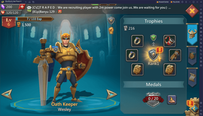 Cách chọn anh hùng hợp lý khi chơi Lords Mobile – Gamota trên PC với BlueStacks