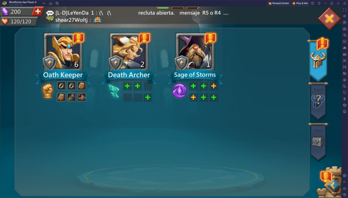 Hướng dẫn chọn anh hùng khi chơi Lords Mobile – Gamota trên PC với BlueStacks