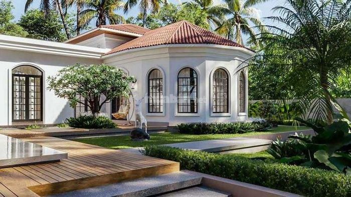 Biệt thự 1 tầng tân cổ điển theo phong cách Pháp, tôn vinh vẻ đẹp quý phái và thanh lịch