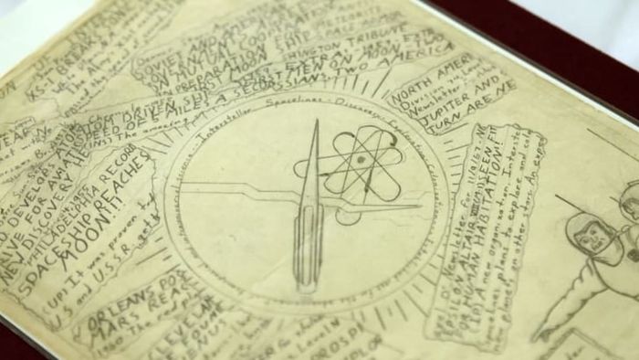 A portion of the Carl Sagan Papers housed in the Library of Congress.