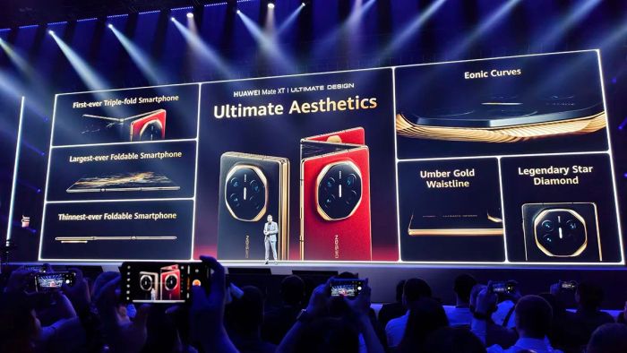 Huawei ra mắt toàn cầu mẫu điện thoại gập ba đột phá