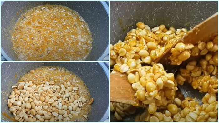 Hướng dẫn làm kẹo lạc