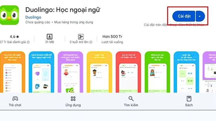 Cách tải Duolingo cho PC qua Bluestacks - Bước 4
