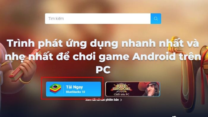 Cách tải Duolingo cho PC qua Bluestacks - Bước 1