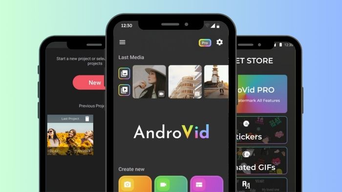 Androvid - ứng dụng chỉnh sửa video miễn phí dành cho điện thoại di động