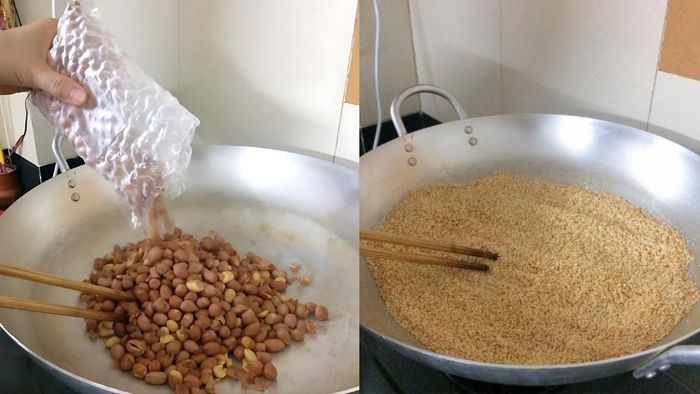 Hướng dẫn làm kẹo mè xửng chi tiết