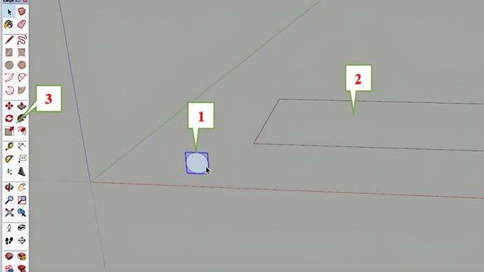 Hướng dẫn thực hiện lệnh Follow me trong SketchUp