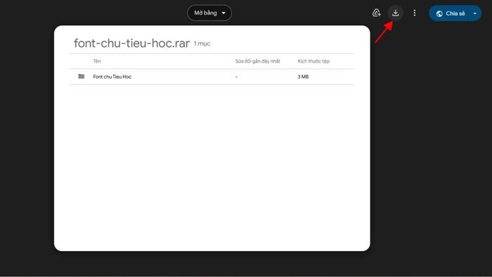 tải font chữ tiểu học đầy đủ
