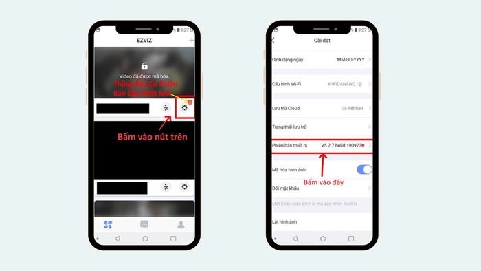 Camera Ezviz không sáng đèn xanh