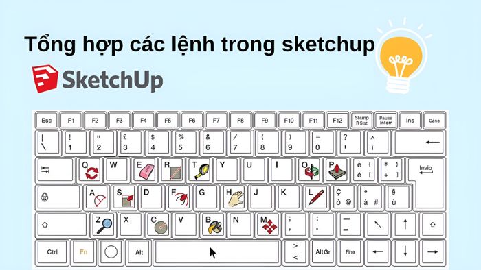 Danh sách tổng hợp các lệnh trong SketchUp