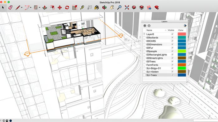Tầm quan trọng của các lệnh trong SketchUp