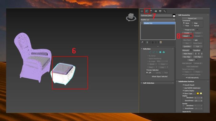 Cách thức giảm thiểu lưới trong phần mềm 3DsMax