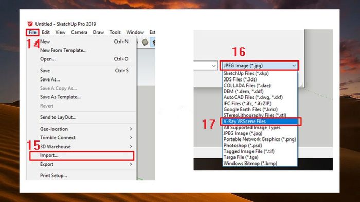 Hướng dẫn sửa lỗi và nhập file bằng V-Ray Next