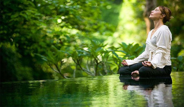 File:Meditation in a yoga asana.jpg