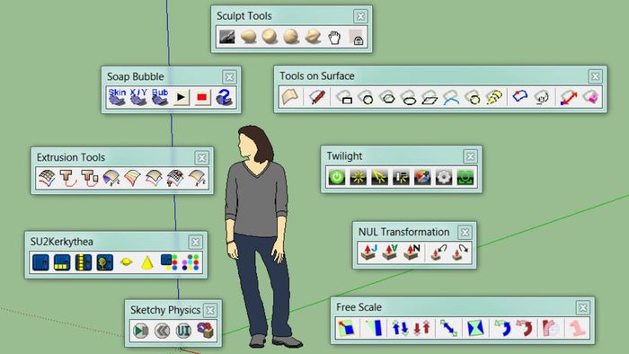 Plugin SketchUp giúp nâng cao các tính năng của phần mềm