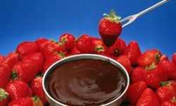 Strawberries and chocolate are affordable, but when combined, they create a gourmet treat. Plus, who can resist chocolate-covered strawberries?