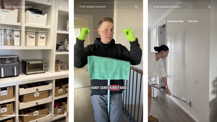 CleanTok screenshots from TikTok