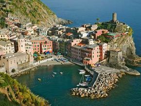 Nestled in northwest Italy, Vernazza is a stunning village in the iconic Cinque Terre region.