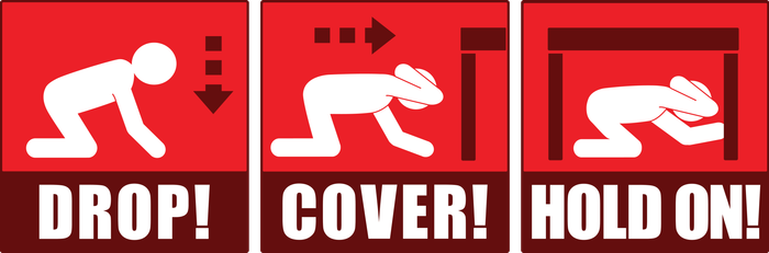 Earthquake safety notice