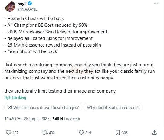 Cộng đồng LMHT lại một lần nữa không hiểu nổi quyết định quay xe của Riot Games đối với hệ thống Rương Hextech.