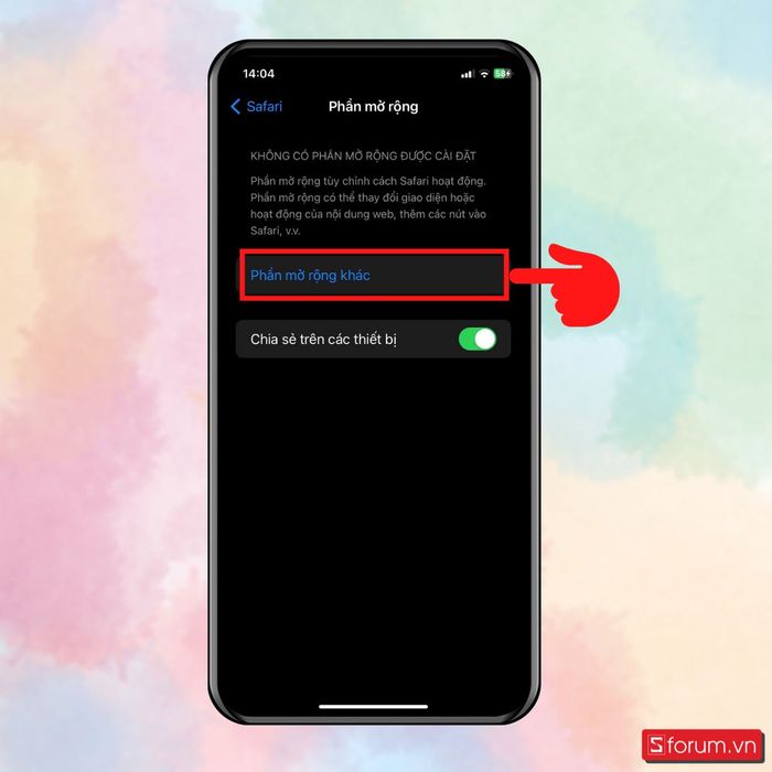 Hướng dẫn thay đổi tìm kiếm mặc định trên iPhone sang  - Bước 3.